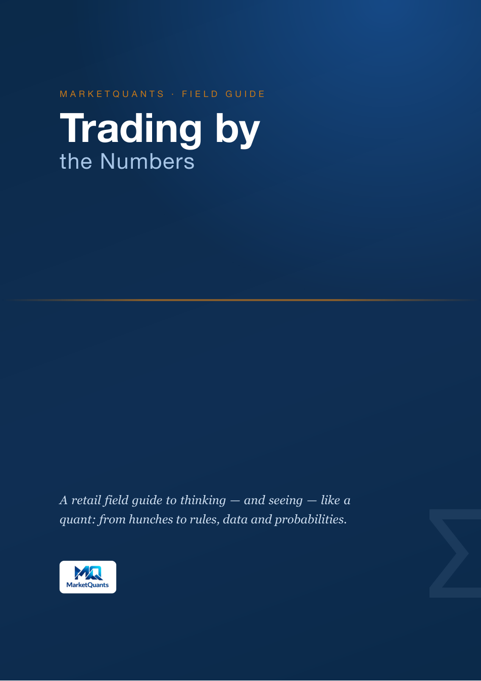 Trading by the Numbers — cover